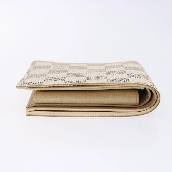 LOUIS VUITTON Damier Azur Porte Feuille Marco Bifold Wallet N60018 Auth 138920V - Picture 8 of 16